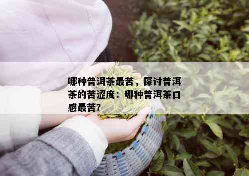 哪种普洱茶最苦，探讨普洱茶的苦涩度：哪种普洱茶口感最苦？