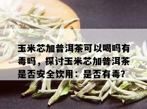 玉米芯加普洱茶可以喝吗有吗，探讨玉米芯加普洱茶是否安全饮用：是否有？