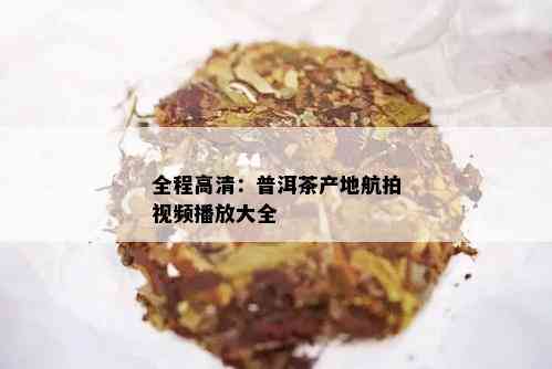 全程高清：普洱茶产地航拍视频播放大全