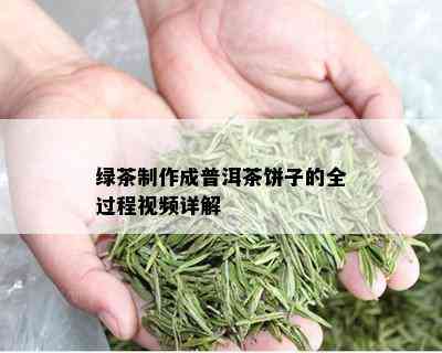 绿茶制作成普洱茶饼子的全过程视频详解