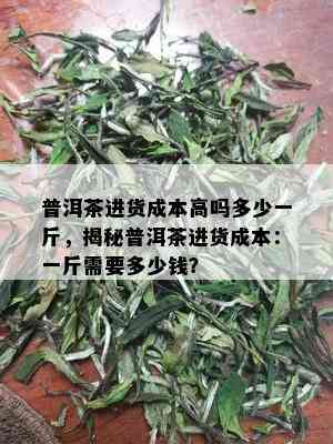 普洱茶进货成本高吗多少一斤，揭秘普洱茶进货成本：一斤需要多少钱？