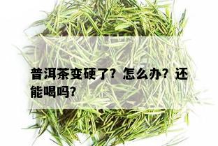 普洱茶变硬了？怎么办？还能喝吗？