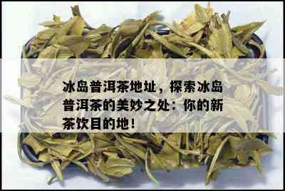 冰岛普洱茶地址，探索冰岛普洱茶的美妙之处：你的新茶饮目的地！