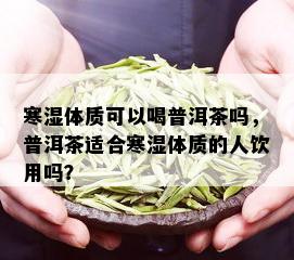 寒湿体质可以喝普洱茶吗，普洱茶适合寒湿体质的人饮用吗？