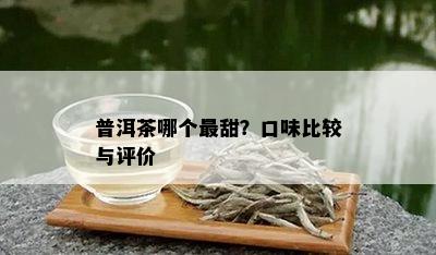 普洱茶哪个最甜？口味比较与评价