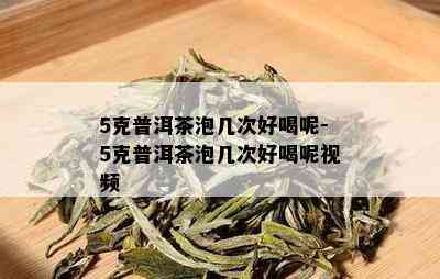 5克普洱茶泡几次好喝呢-5克普洱茶泡几次好喝呢视频