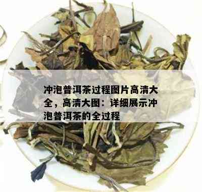 冲泡普洱茶过程图片高清大全，高清大图：详细展示冲泡普洱茶的全过程