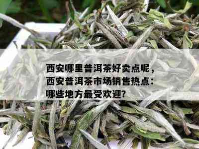 西安哪里普洱茶好卖点呢，西安普洱茶市场销售热点：哪些地方更受欢迎？