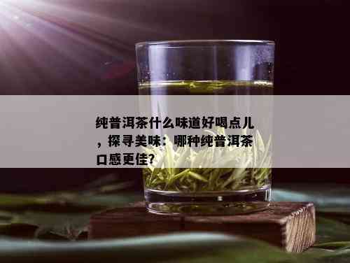 纯普洱茶什么味道好喝点儿，探寻美味：哪种纯普洱茶口感更佳？