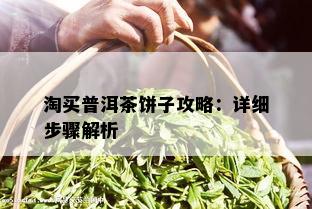 淘买普洱茶饼子攻略：详细步骤解析