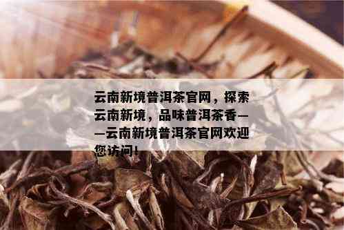 云南新境普洱茶官网，探索云南新境，品味普洱茶香——云南新境普洱茶官网欢迎您访问！