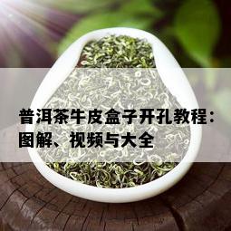 普洱茶牛皮盒子开孔教程：图解、视频与大全