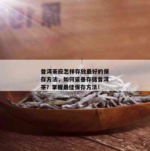 普洱茶应怎样存放更好的保存方法，如何妥善存储普洱茶？掌握更佳保存方法！