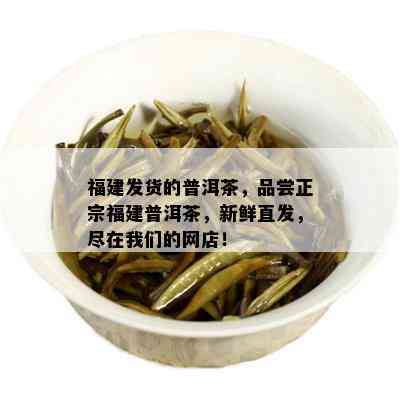 福建发货的普洱茶，品尝正宗福建普洱茶，新鲜直发，尽在我们的网店！