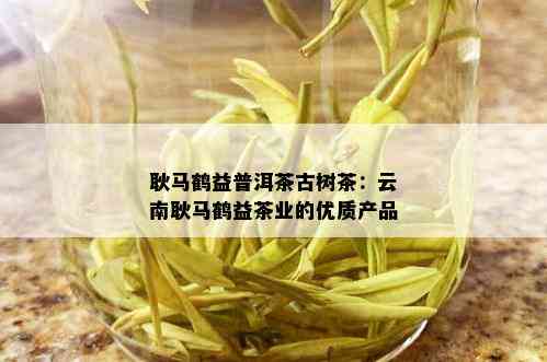 耿马鹤益普洱茶古树茶：云南耿马鹤益茶业的优质产品