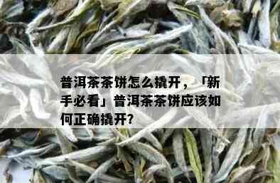 普洱茶茶饼怎么撬开，「新手必看」普洱茶茶饼应该如何正确撬开？