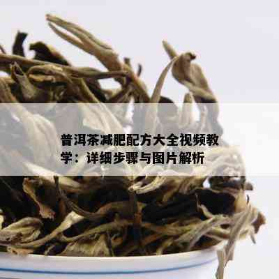 普洱茶减肥配方大全视频教学：详细步骤与图片解析