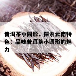 普洱茶小圆形，探索云南特色：品味普洱茶小圆形的魅力