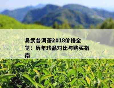 易武普洱茶2018价格全览：历年珍品对比与购买指南