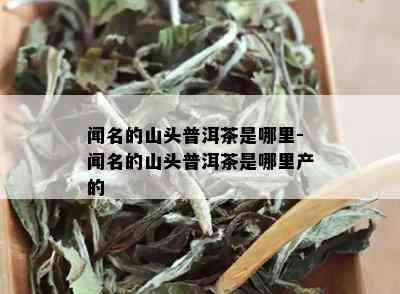 闻名的山头普洱茶是哪里-闻名的山头普洱茶是哪里产的