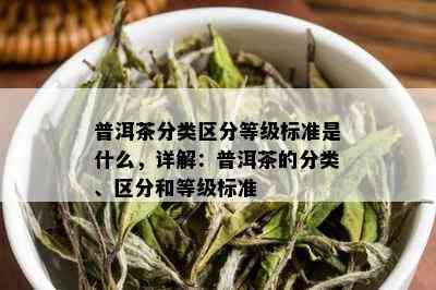 普洱茶分类区分等级标准是什么，详解：普洱茶的分类、区分和等级标准