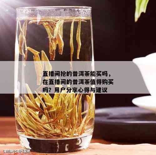 直播间抢的普洱茶能买吗，在直播间的普洱茶值得购买吗？用户分享心得与建议