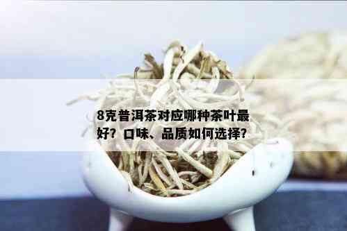 8克普洱茶对应哪种茶叶更好？口味、品质如何选择？