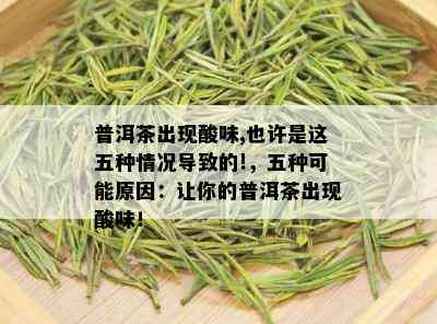 普洱茶出现酸味,也许是这五种情况导致的!，五种可能原因：让你的普洱茶出现酸味！