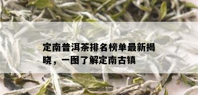 定南普洱茶排名榜单最新揭晓，一图了解定南古镇