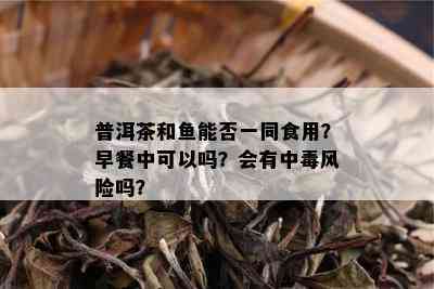 普洱茶和鱼能否一同食用？早餐中可以吗？会有中风险吗？