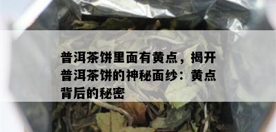 普洱茶饼里面有黄点，揭开普洱茶饼的神秘面纱：黄点背后的秘密