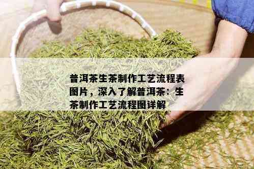 普洱茶生茶制作工艺流程表图片，深入了解普洱茶：生茶制作工艺流程图详解