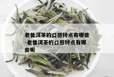 老普洱茶的口感特点有哪些-老普洱茶的口感特点有哪些呢