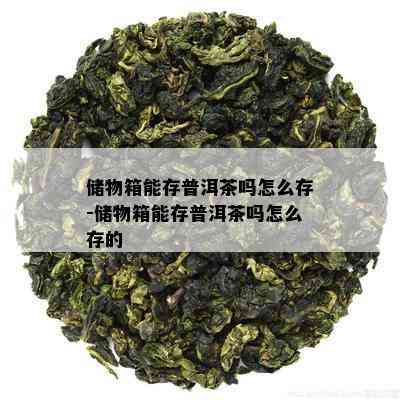 储物箱能存普洱茶吗怎么存-储物箱能存普洱茶吗怎么存的