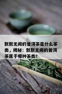 默默无闻的普洱茶是什么茶类，揭秘：默默无闻的普洱茶属于哪种茶类？