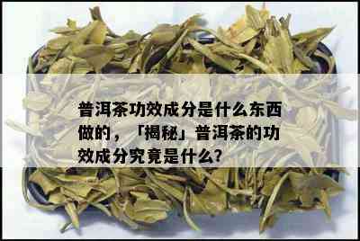 普洱茶功效成分是什么东西做的，「揭秘」普洱茶的功效成分究竟是什么？