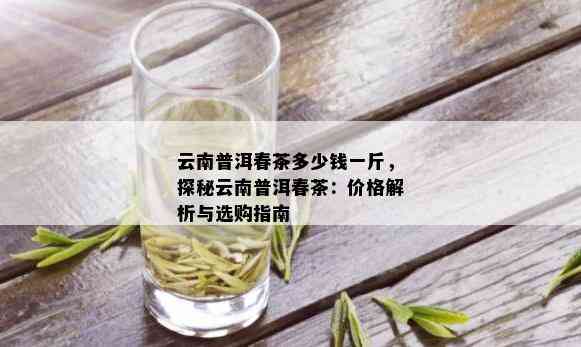 云南普洱春茶多少钱一斤，探秘云南普洱春茶：价格解析与选购指南