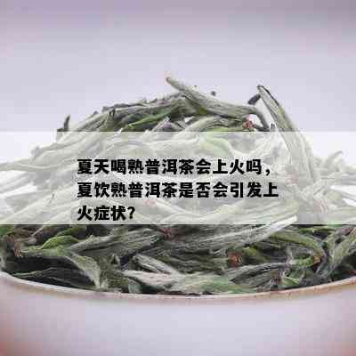 夏天喝熟普洱茶会上火吗，夏饮熟普洱茶是否会引发上火症状？