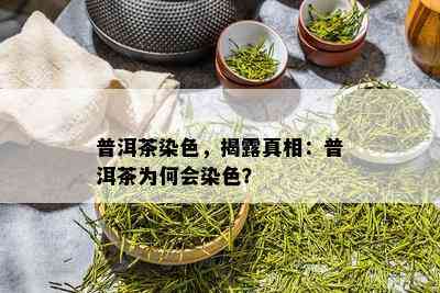 普洱茶染色，揭露真相：普洱茶为何会染色？