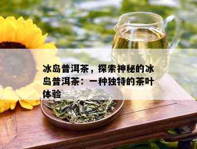 冰岛普洱茶，探索神秘的冰岛普洱茶：一种独特的茶叶体验