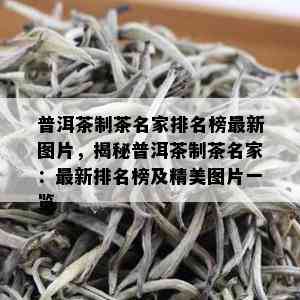 普洱茶制茶名家排名榜最新图片，揭秘普洱茶制茶名家：最新排名榜及精美图片一览