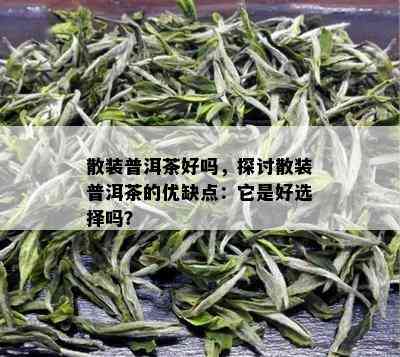 散装普洱茶好吗，探讨散装普洱茶的优缺点：它是好选择吗？