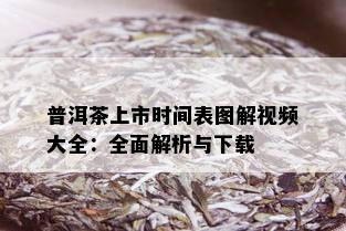 普洱茶上市时间表图解视频大全：全面解析与下载