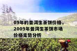 09年的普洱生茶饼价格，2009年普洱生茶饼市场价格走势分析