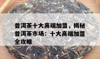 普洱茶十大高端加盟，揭秘普洱茶市场：十大高端加盟全攻略