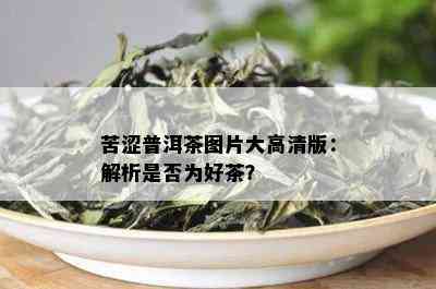 苦涩普洱茶图片大高清版：解析是否为好茶？