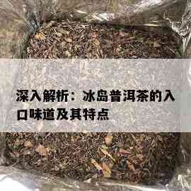 深入解析：冰岛普洱茶的入口味道及其特点