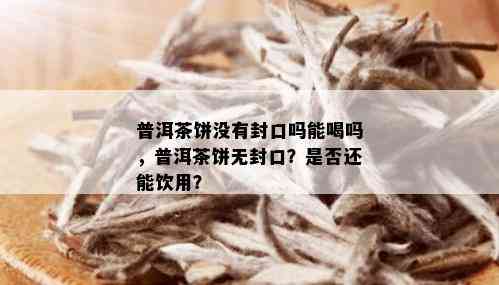 普洱茶饼没有封口吗能喝吗，普洱茶饼无封口？是否还能饮用？