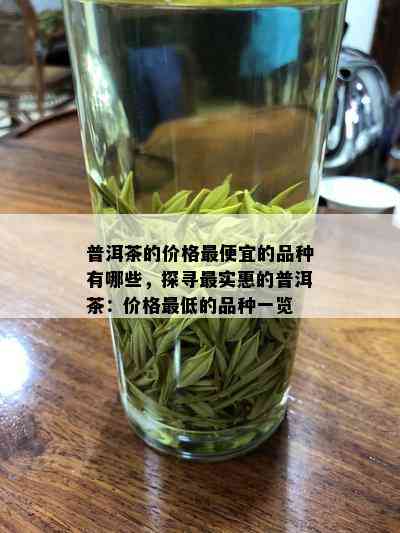 普洱茶的价格更便宜的品种有哪些，探寻最实惠的普洱茶：价格更低的品种一览