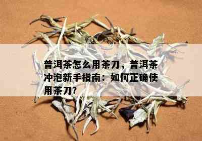 普洱茶怎么用茶刀，普洱茶冲泡新手指南：如何正确使用茶刀？